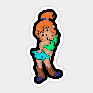 lincy coquette Sticker